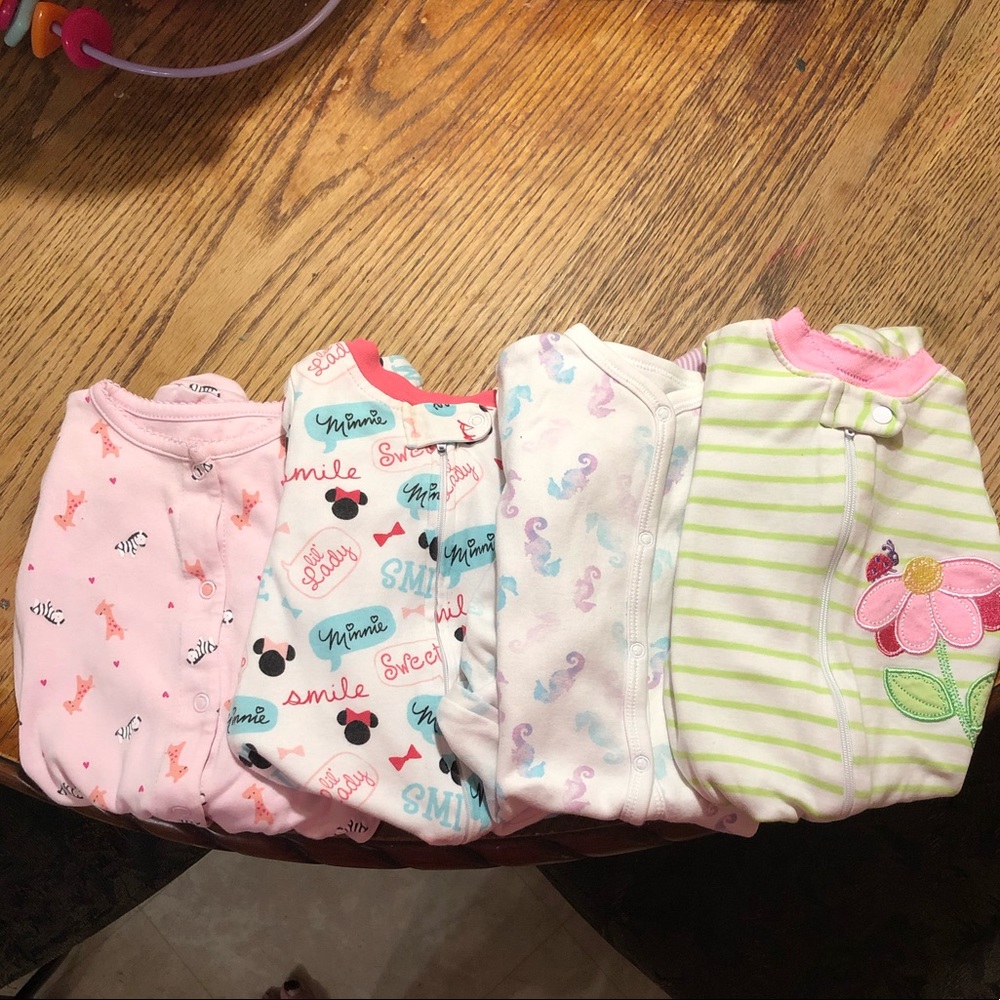 Baby girl sleepers
